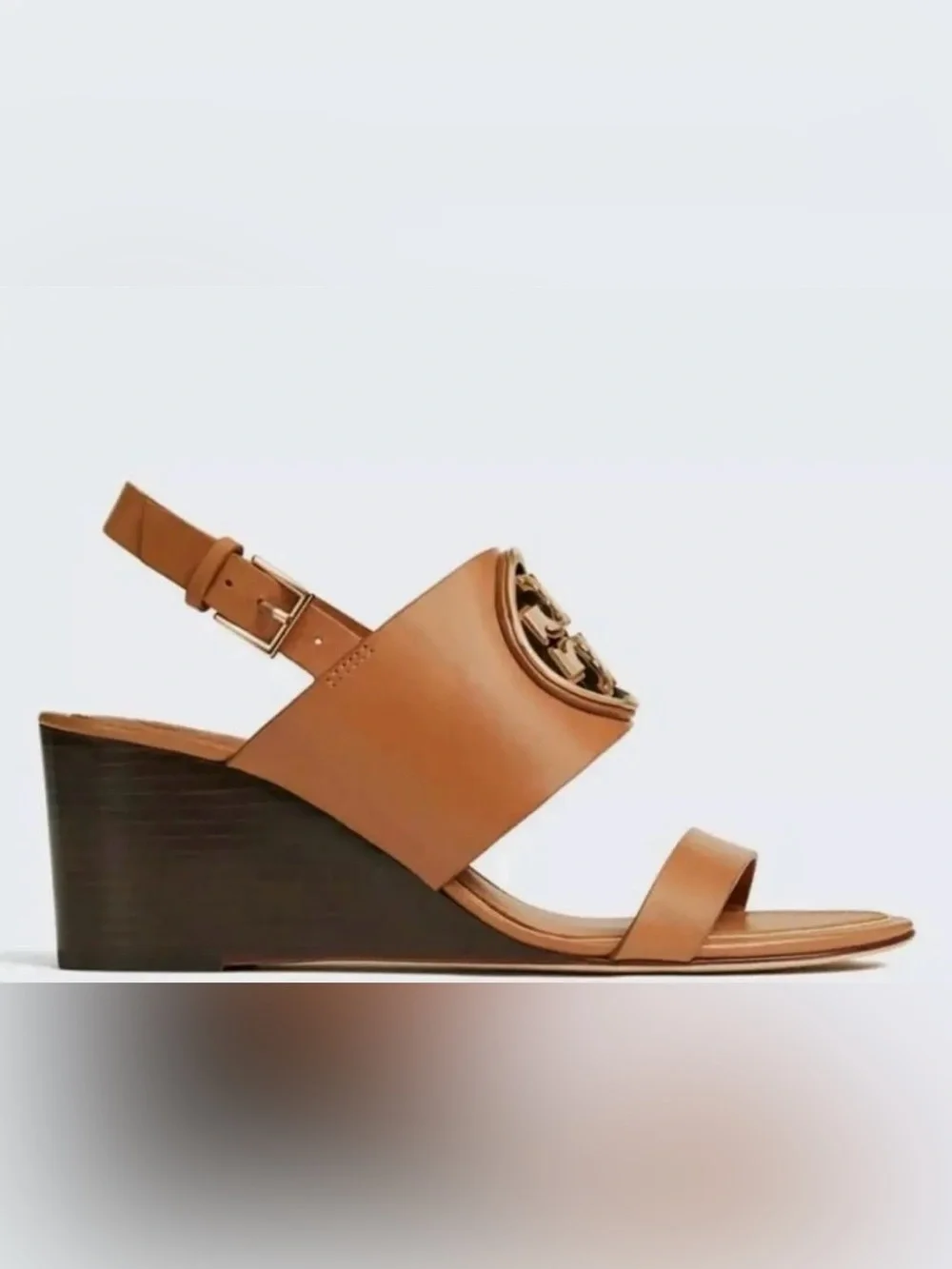NIB Tory Burch tan wedges